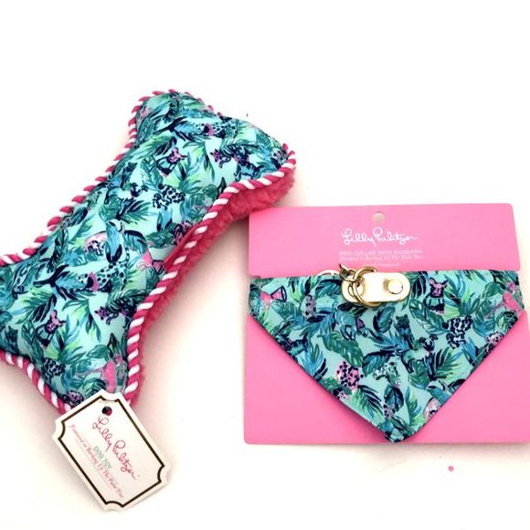 Lilly Pulitzer Other - Lily Pulitizer Dog Collar and Toy